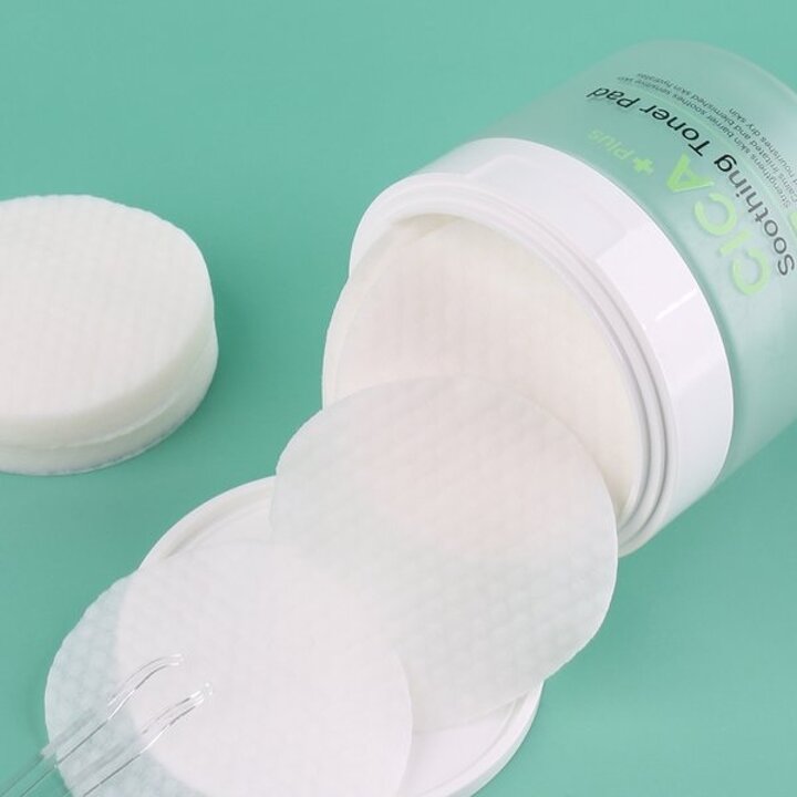 푸드어홀릭 시카 플러스 수딩 토너패드 60매(180ml) /저자극 카밍 진정패드