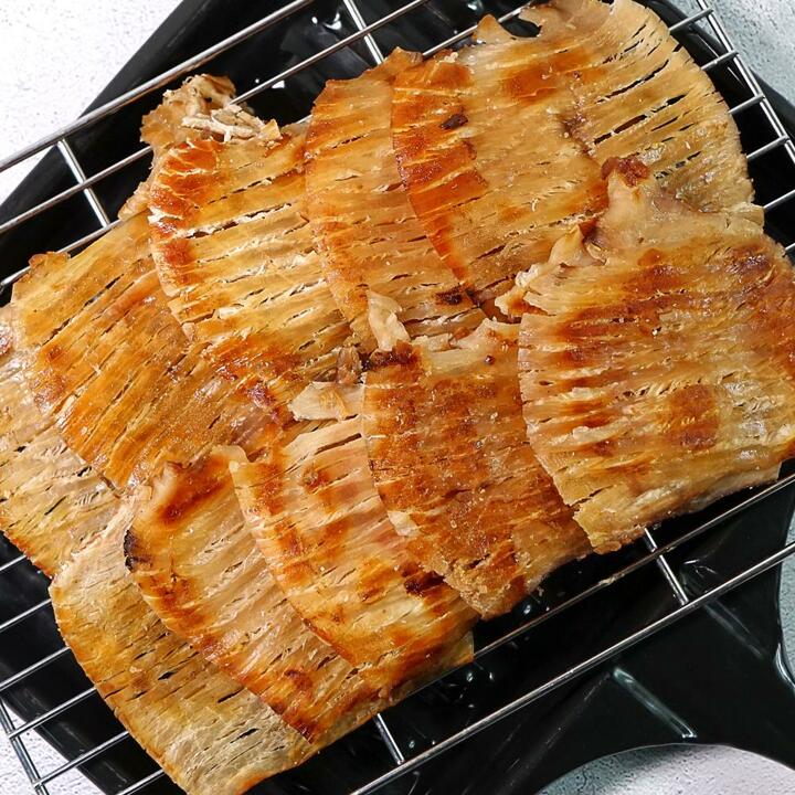 [더주] 말랑 촉촉 전기구이 몸통 오징어 180g(7-10미)