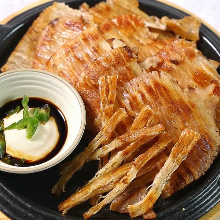 [더주] 말랑 촉촉 전기구이 몸통 오징어 180g(7-10미)