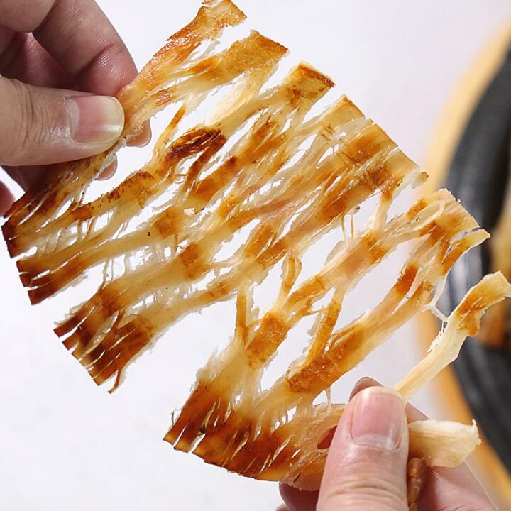 [더주] 말랑 촉촉 전기구이 몸통 오징어 180g(7-10미)