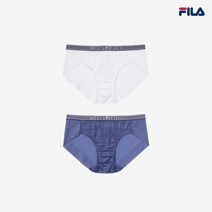 [휠라] 체크JQ 데님밴드 여성 드로즈 2종 택 (FI4DRF2652F2SKU)