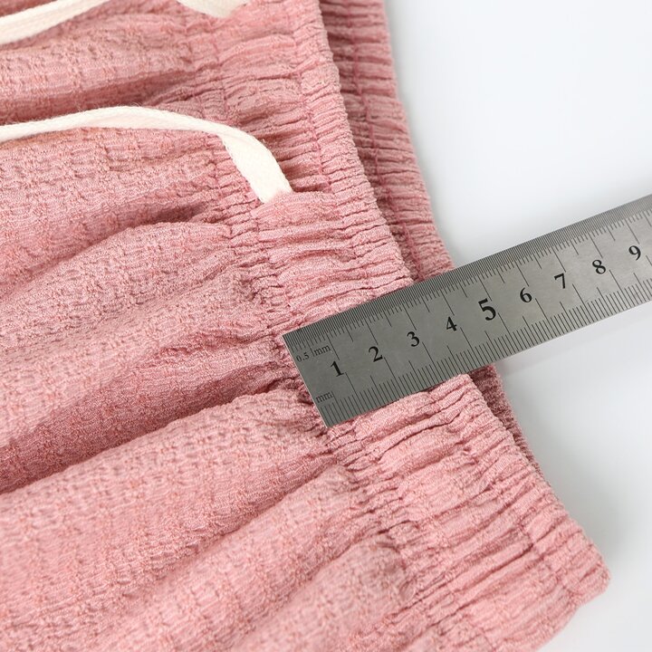링클 쿨팬츠 와이드팬츠 밴딩통바지 여름이지웨어 빅사이즈 루즈핏 홈웨어
