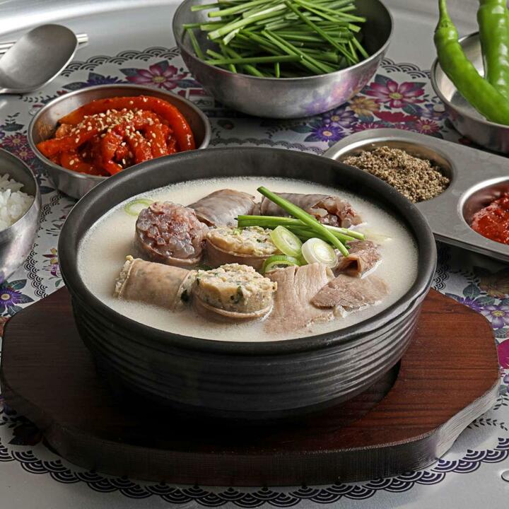 [무보까국밥] 국내산 한우사골 한돈 순대국 600g x 3팩, 한식명장 부산맛집