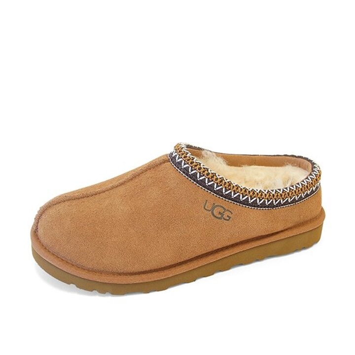 미국 어그 UGG 타스만 II 겨울 스웨이드 남성 뮬 슬리퍼 체스트넛 1174671-CHE
