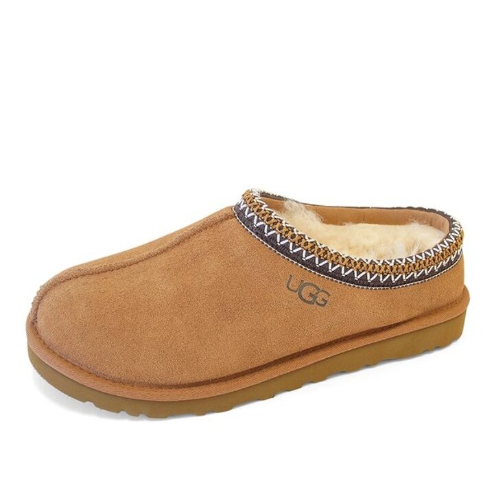미국 어그 UGG 타스만 II 겨울 스웨이드 남성 뮬 슬리퍼 체스트넛 1174671-CHE