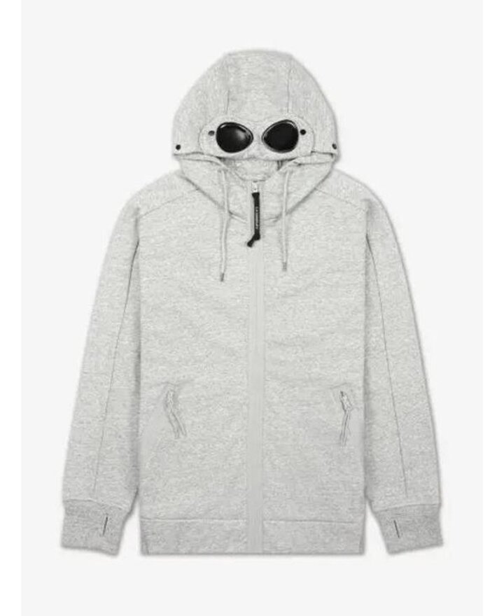 라프리마 CP컴퍼니 Diagonal Raised 플리스 후드 집 업 다이애 17CMSS028A 005086W M94