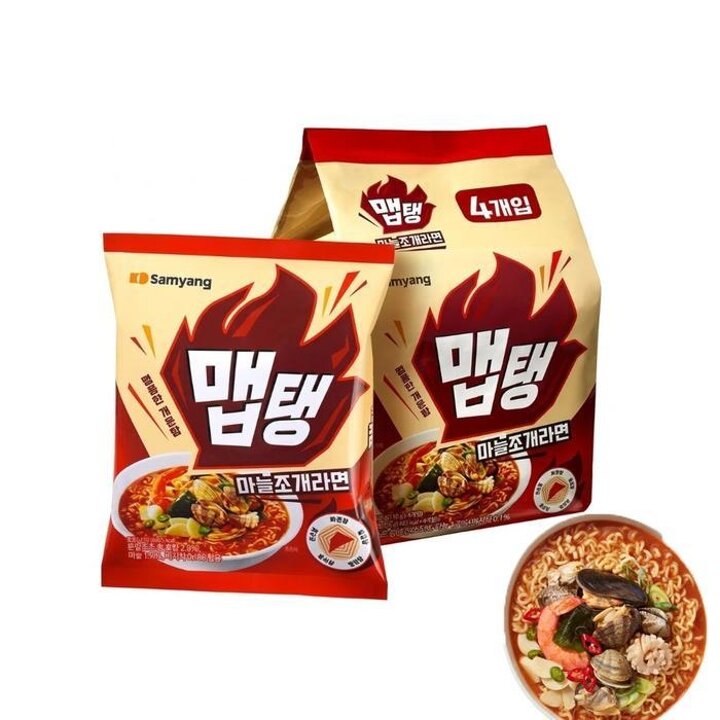 [삼양식품]맵탱마늘조개라면110gx16입