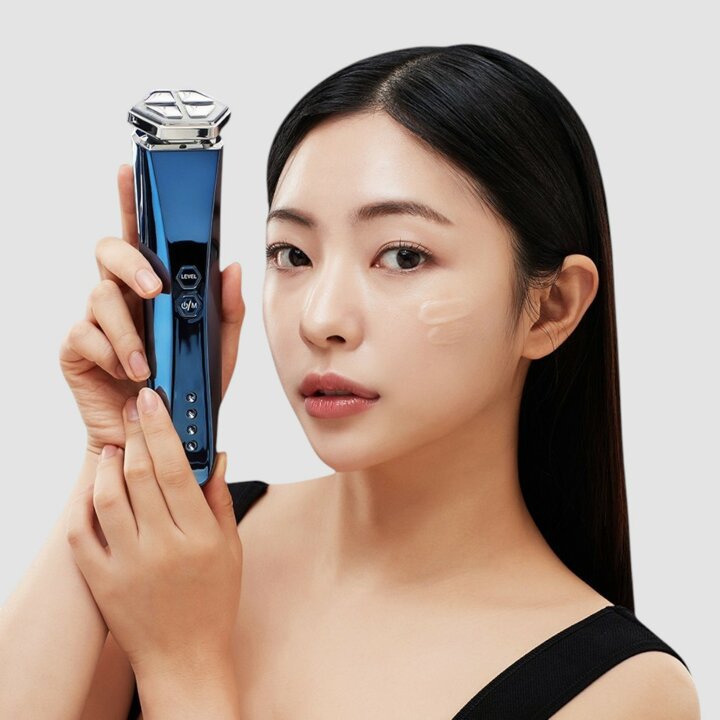 펄케어 딥블루 2세대 프로 고주파 탄력 뷰티디바이스 피부 관리기 갈바닉 마사지기