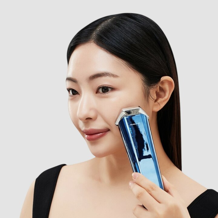 펄케어 딥블루 2세대 프로 고주파 탄력 뷰티디바이스 피부 관리기 갈바닉 마사지기