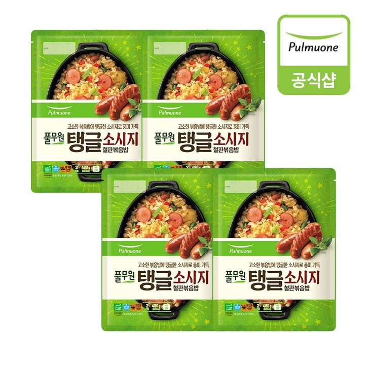 [풀무원] 탱글소시지철판볶음밥 480g 4개(8인)