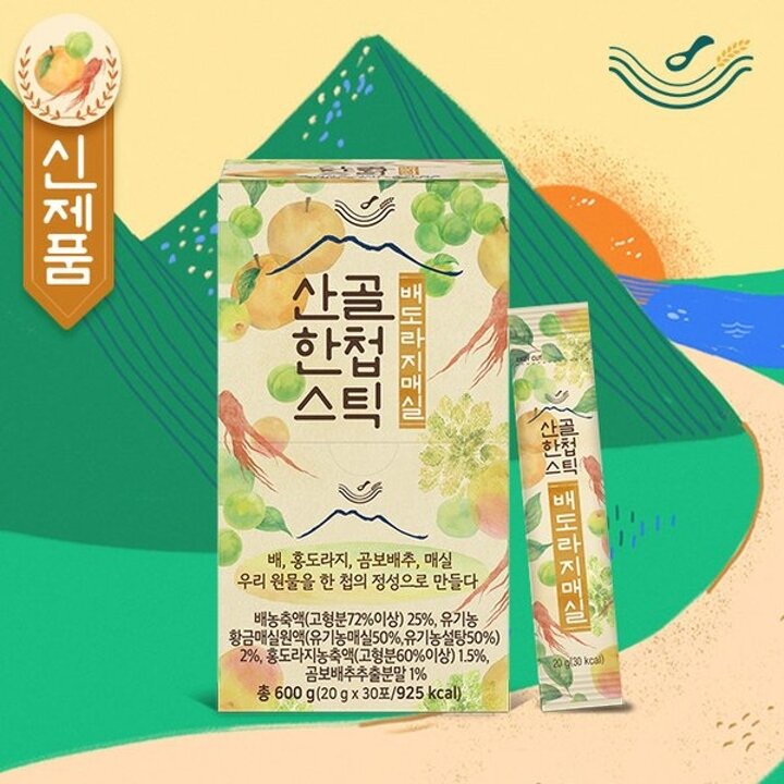 (대전신세계)[산골이유식] 산골 한첩 스틱 1박스(30포)