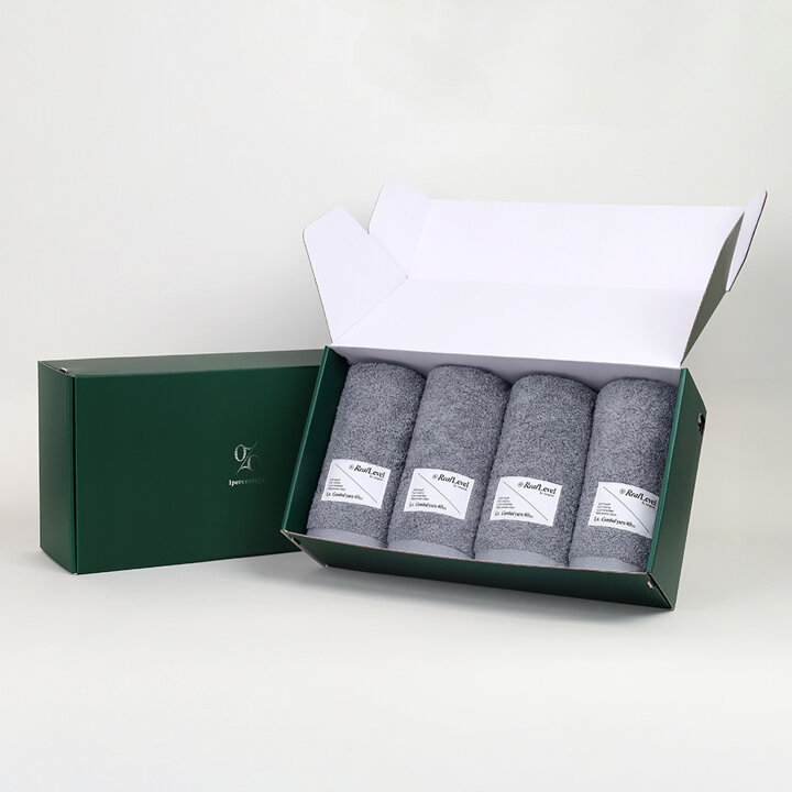 1퍼센테이지 스톤 210g 40수 타올 4P 선물세트