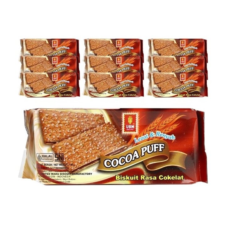 유비엠 코코아 퍼프 100g x 10개15176223588489