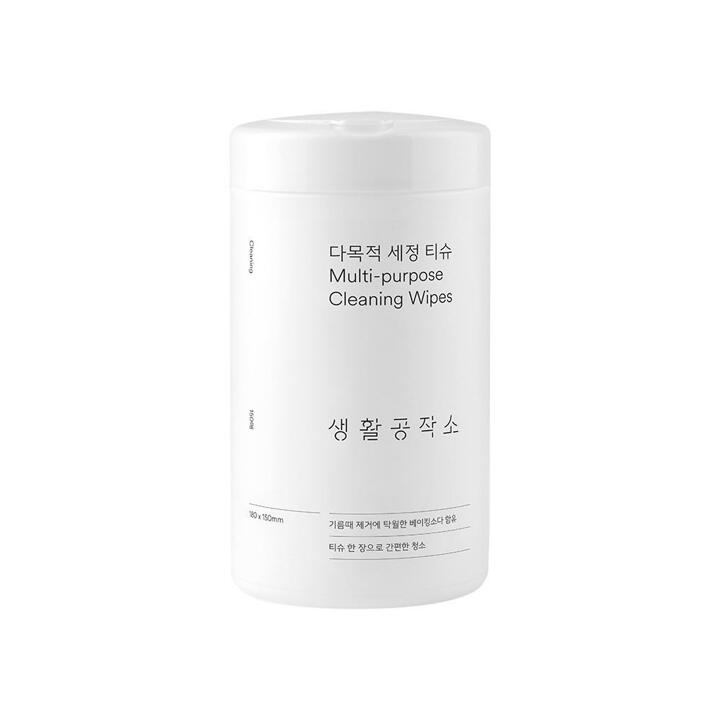 [생활공작소] 다목적 세정티슈 150매 x 1개