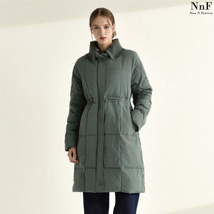 NNF 니트카라 패딩코트[34855271]