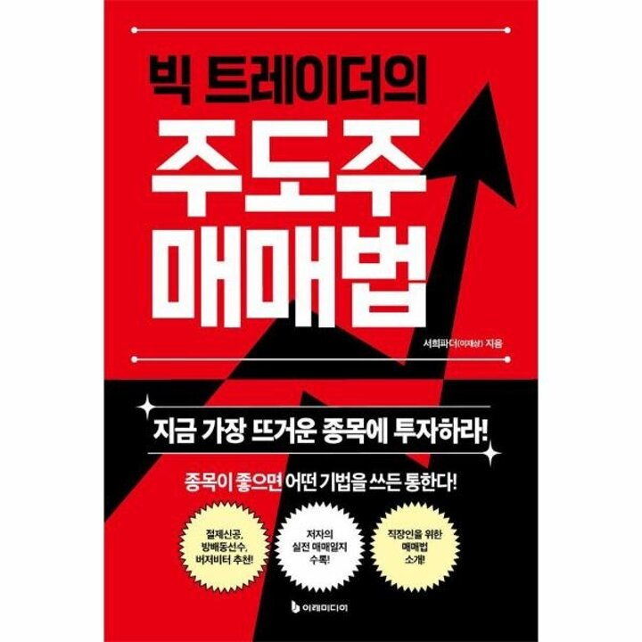 [웅진북센] 빅 트레이더의 주도주 매매법 - 지금 가장 뜨거운 종목에 투자하라!