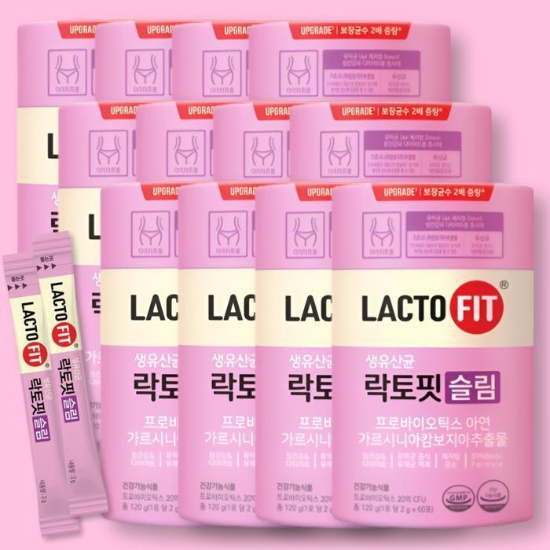 종근당건강 락토핏 슬림 60포 x 12통 (33306192)