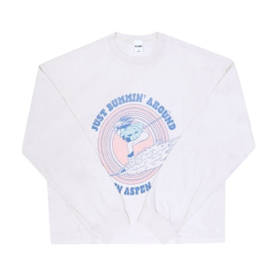리던 024-02WBBF001 박시 보이프렌드 스키 범 여성 긴팔티