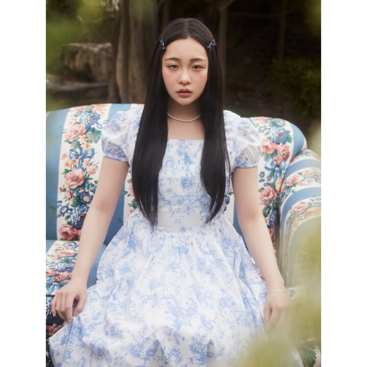 (신세계강남점)[씨씨콜렉트]스퀘어넥 셔링 페미닌 원피스 C252MSE037