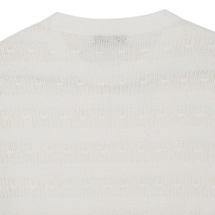 (신세계센텀점)볼륨 소매 크루넥 풀오버 (UFKKCN215N-WHITE)