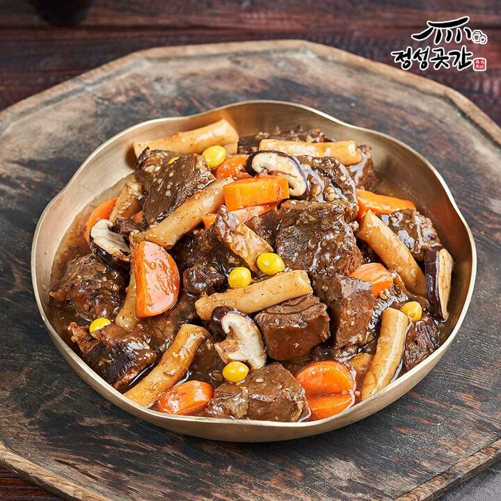 정성곳간 명인 강순의 특  뼈없는 소갈비 찜 500g 2팩 (총 1kg)