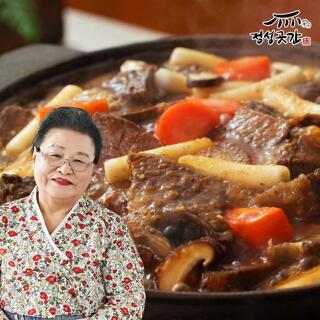 정성곳간 명인 강순의 특  뼈없는 소갈비 찜 500g 2팩 (총 1kg)