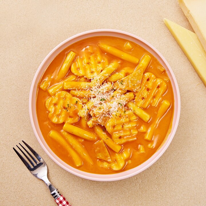 (G) [추억의 국민학교 떡볶이] 국떡 로제 떡볶이 485gX3팩