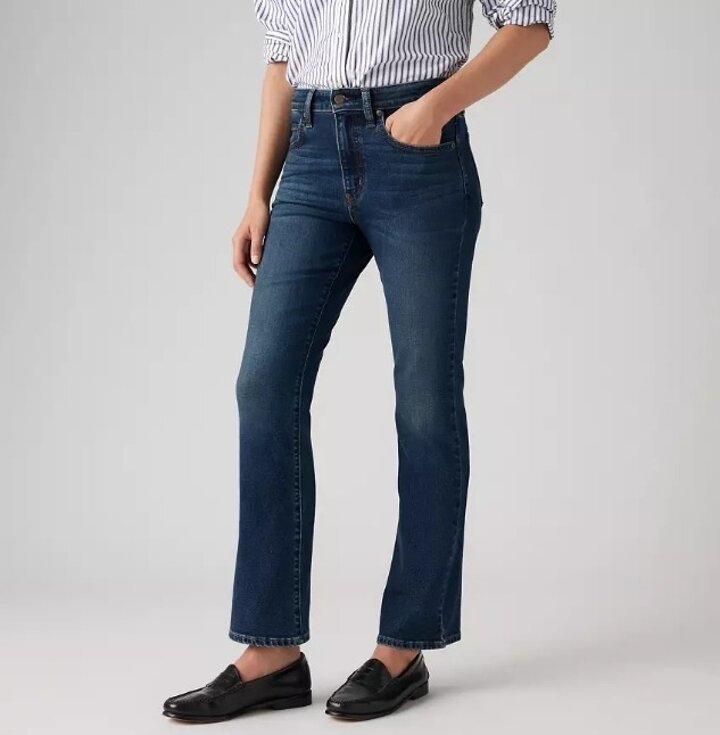Levis 여성725 어센틱 킥 부츠컷 진001W1-0005GN