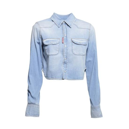 [해외배송] 26SS 디스퀘어드2 블라우스 S75DL0952S30341 470 Denim