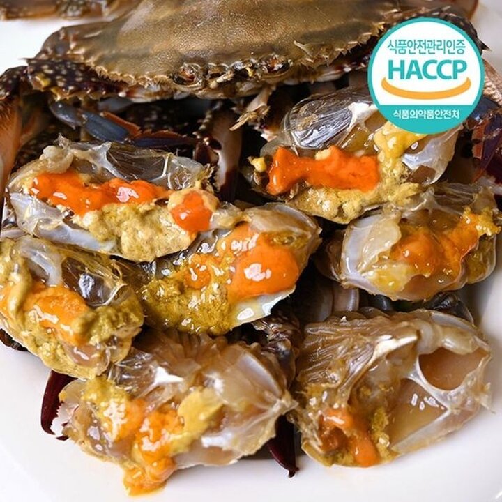 국내산 연평도 알배기 암꽃게 간장게장 2.5kg (3미)[35401166]