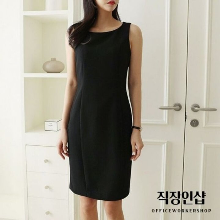 모노무드 은플레이스 원피스 여름원피스 하객원피스 민소매원피스 블랙정장