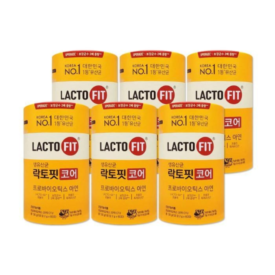 종근당건강락토핏생유산균코어2g60포6개/mjc
