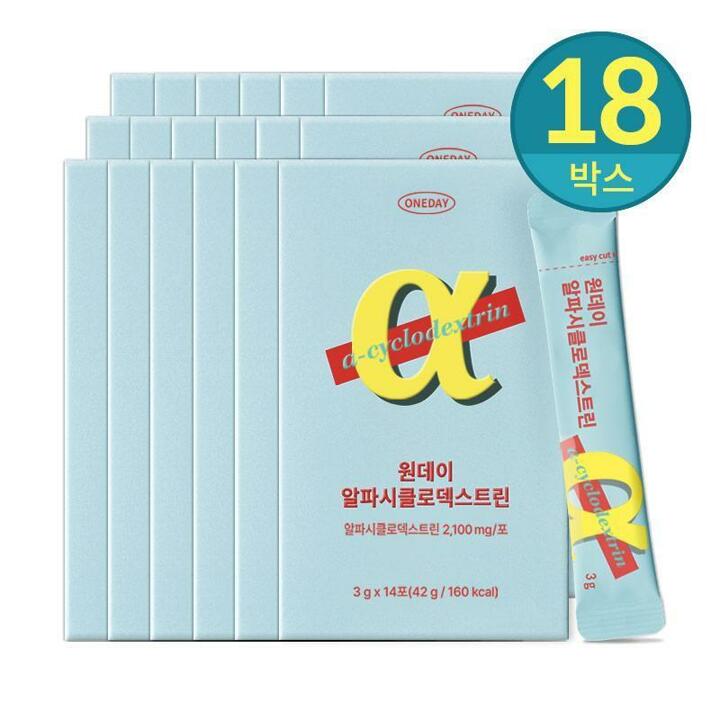 (방송에서만 30％ 세일) 데이즈온 알파CD(시클로덱스트린) 18박스 