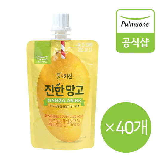 풀무원 풀스키친 진한 망고주스 (100mlX40EA)