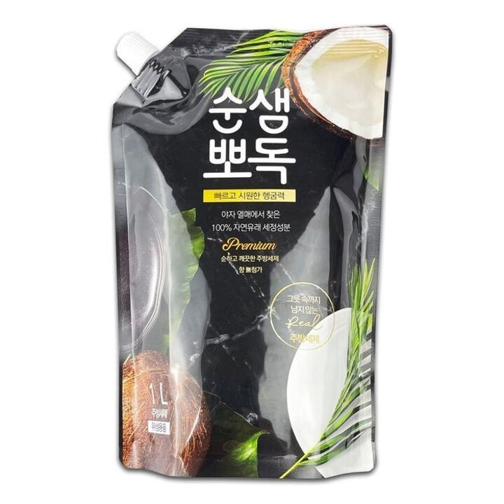 애경순샘스테디뽀득무향주방세제1000ml리필형-O
