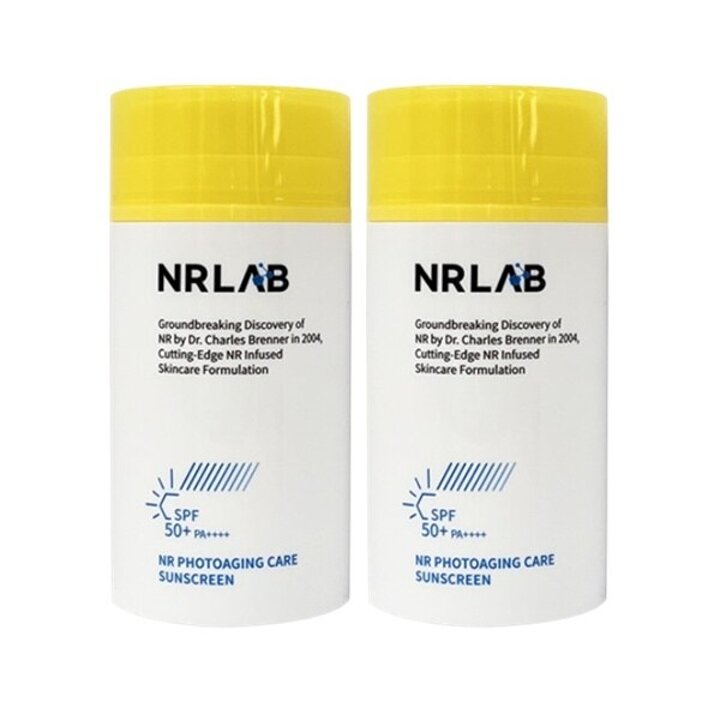 선크림 엔알랩광노화케어 포토에이징 무기자차 80ml 2개