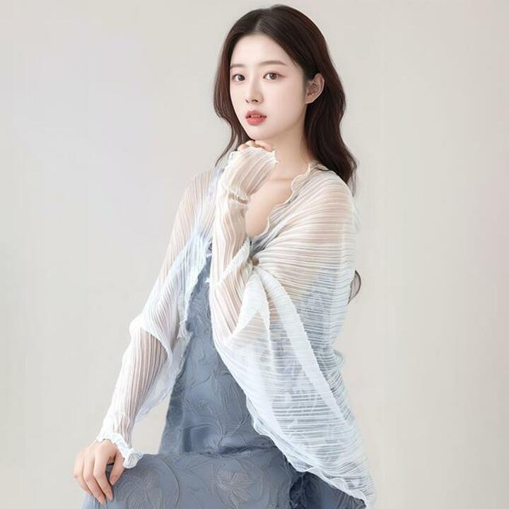 [플로레센스]플리츠스카프겸용볼레로5종