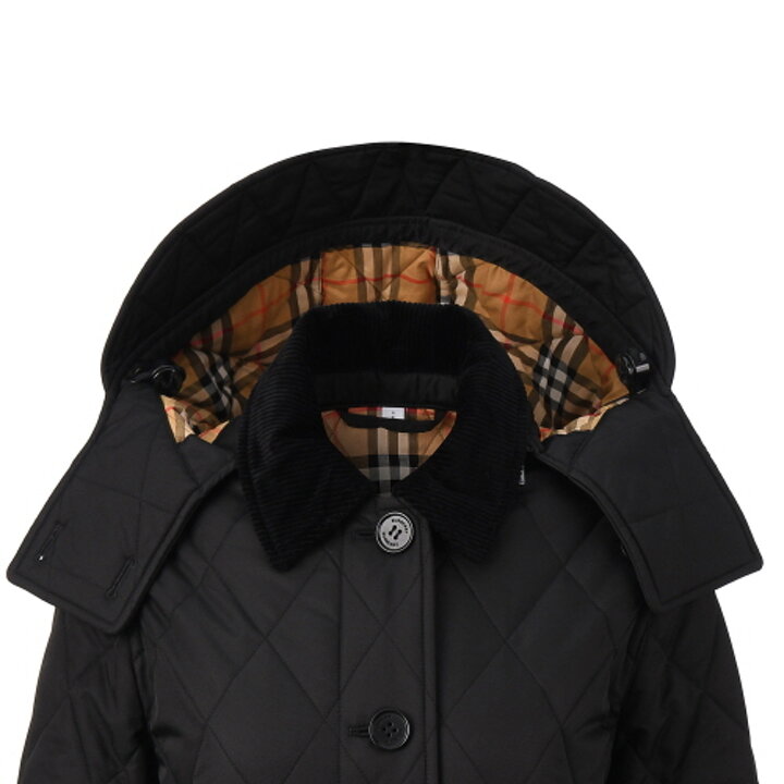 BURBERRY 뉴 데레햄 여성 퀼팅 롱 자켓 80790821
