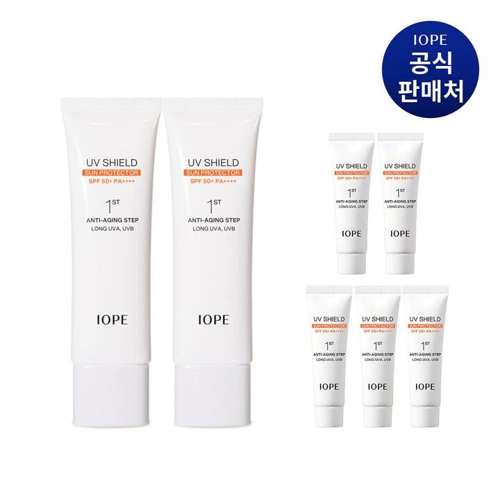 아이오페 UV 쉴드 선 프로텍터 50ml x 2개