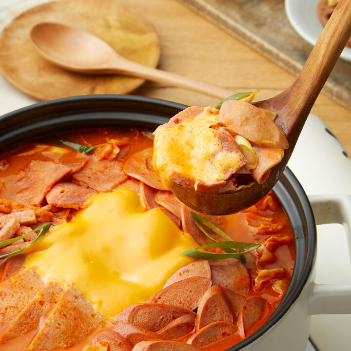 원팩쿠캣 햄폭탄 부대찌개 600g X 3팩