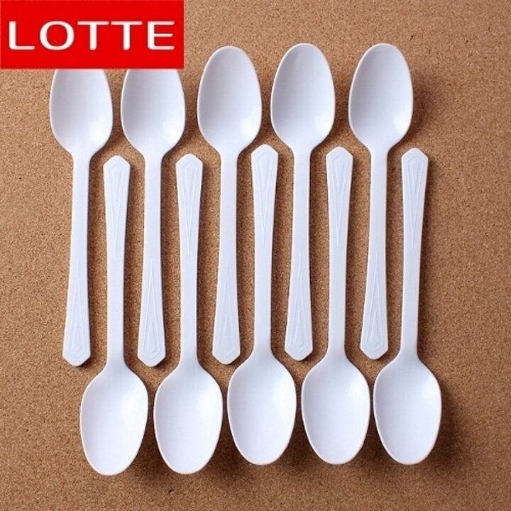 10p 롯데 이라이프 다회용 위생수저(백색)/캠핑 나들이10817835588398