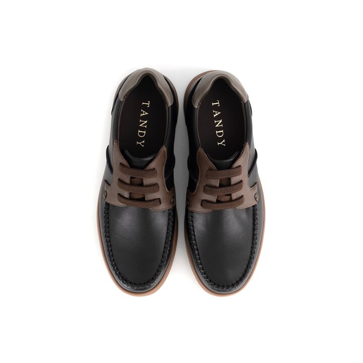(신세계본점)남성 보트 스니커즈 블랙 (Q19149,BLACK)