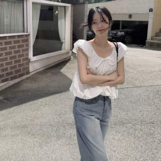 블라우스 나들이 봄신상 감성적인 내추럴