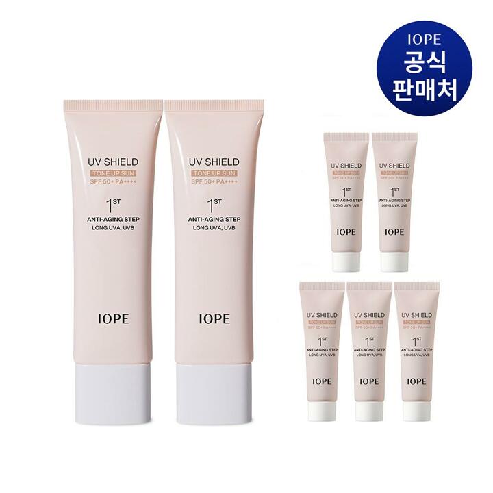 아이오페 UV쉴드 톤업 선 50ml 2개 