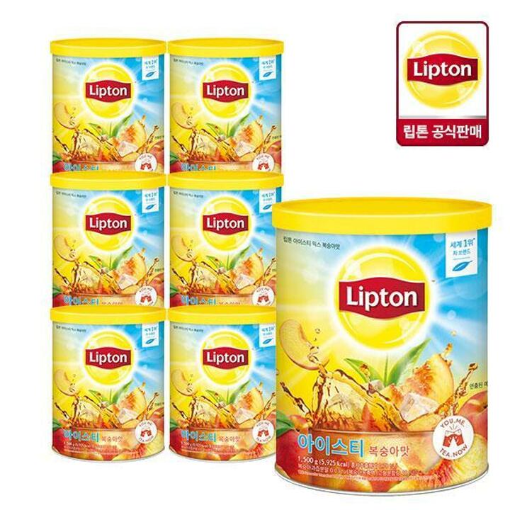 립톤 아이스티 복숭아맛 1.5kg x 7개