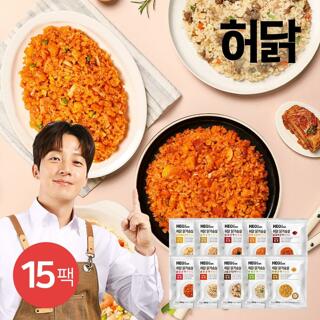 [허닭] 닭가슴살 곤약볶음밥 10종 15팩