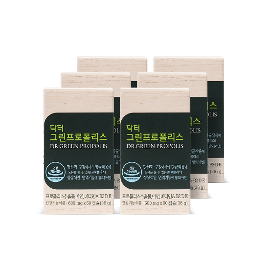 닥터그린프로폴리스 60캡슐*6박스