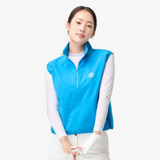 [하프클럽/프로월드컵]PWX Q125 6207 1AQ 여성 우븐 베스트 경량 메쉬조끼-P430898388