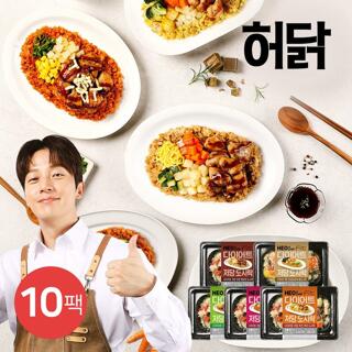 [G][허닭] 허닭FIT 다이어트 저당 도시락 260g 5종 10팩