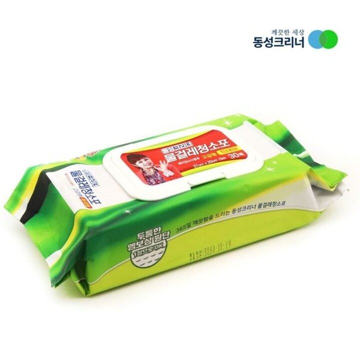 특대형청소포 30매물걸레티슈 다용소티슈 다용도 청소포 물티슈